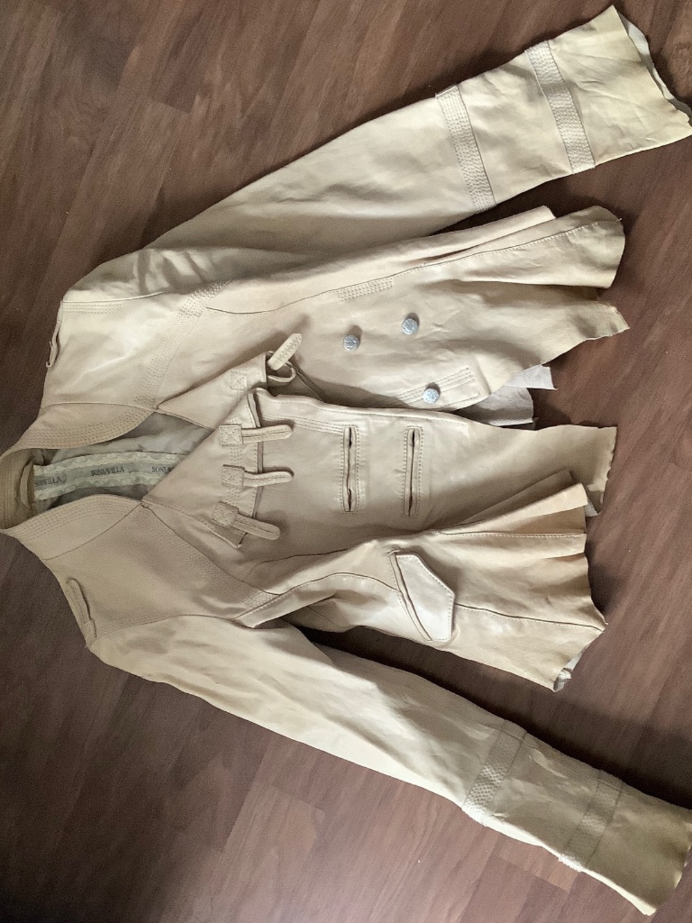 Sonia Villa genuine leather jacket